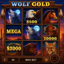 TheStakeHouse - Wolf Gold Slot Game - Pragmatic Play Pokie